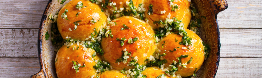 Savory Garlic Cheddar Rolls