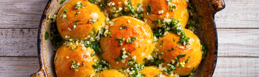 Savory Garlic Cheddar Rolls