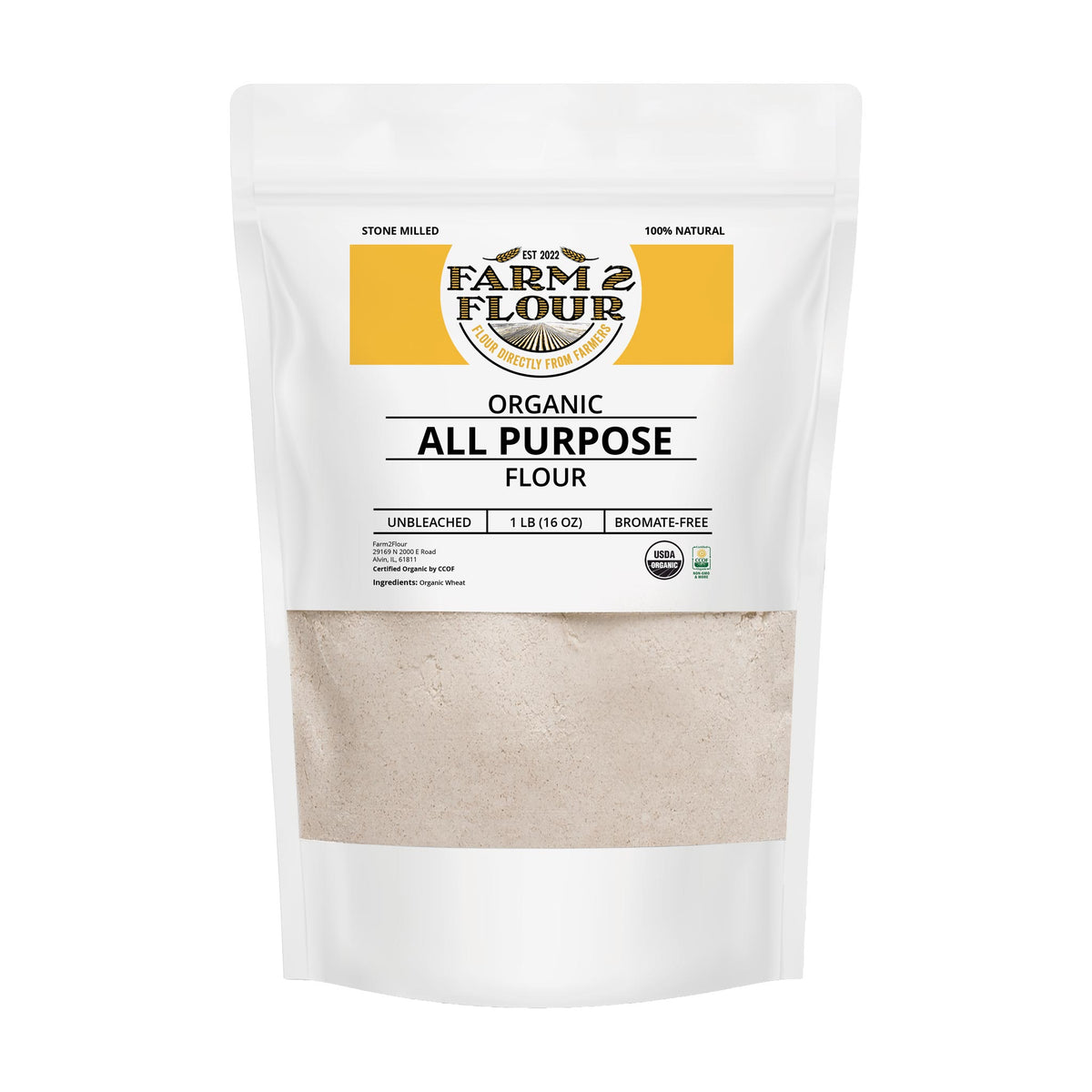 100% Organic All Purpose Flour