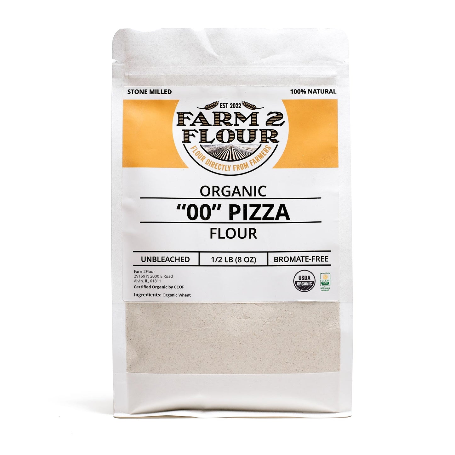 100% Organic "00" Pizza Flour