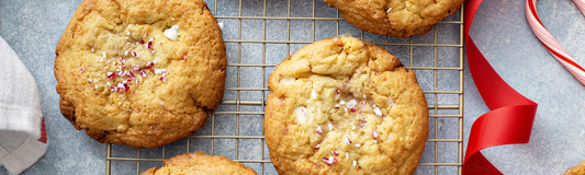 Peppermint & White Chocolate Cookies