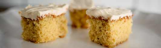 Yellow Cake with Vanilla Buttercream Frosting
