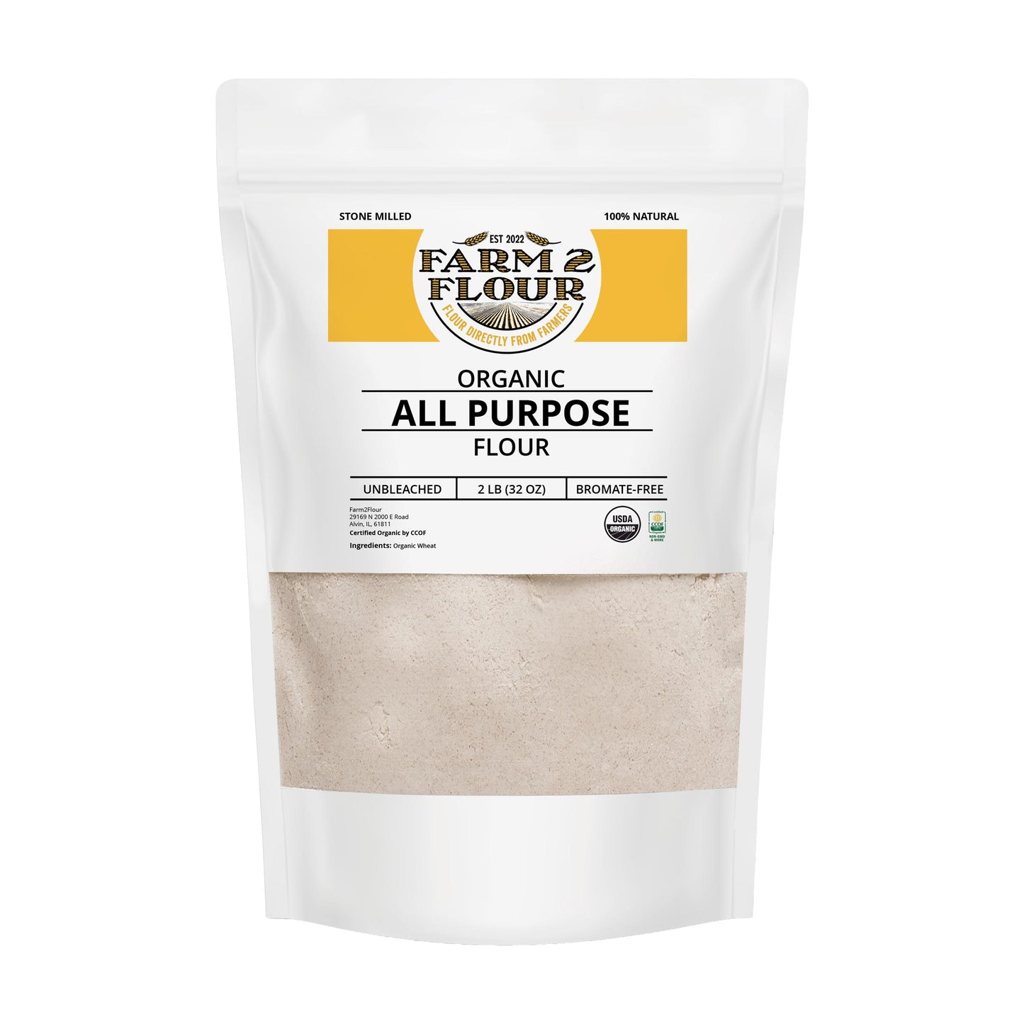 100% Organic All Purpose Flour
