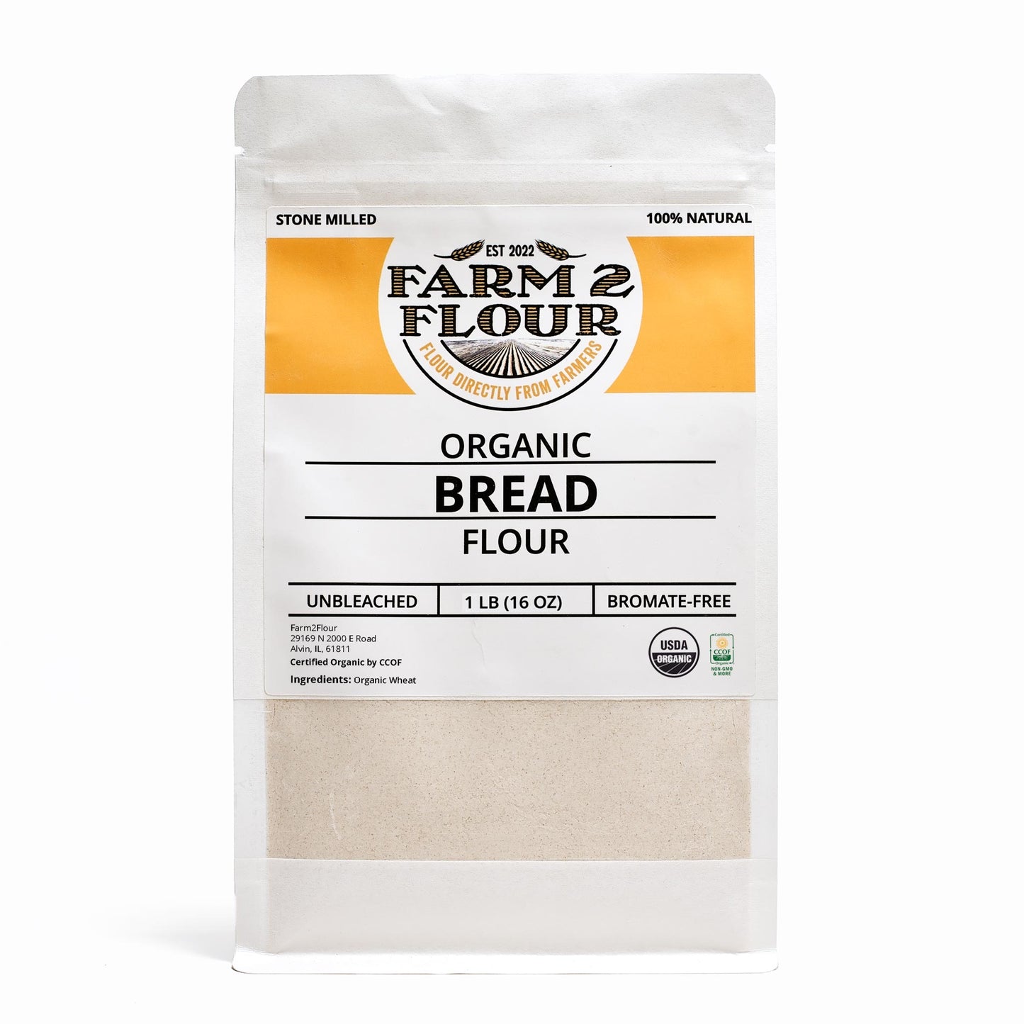 100% Organic Bread Flour