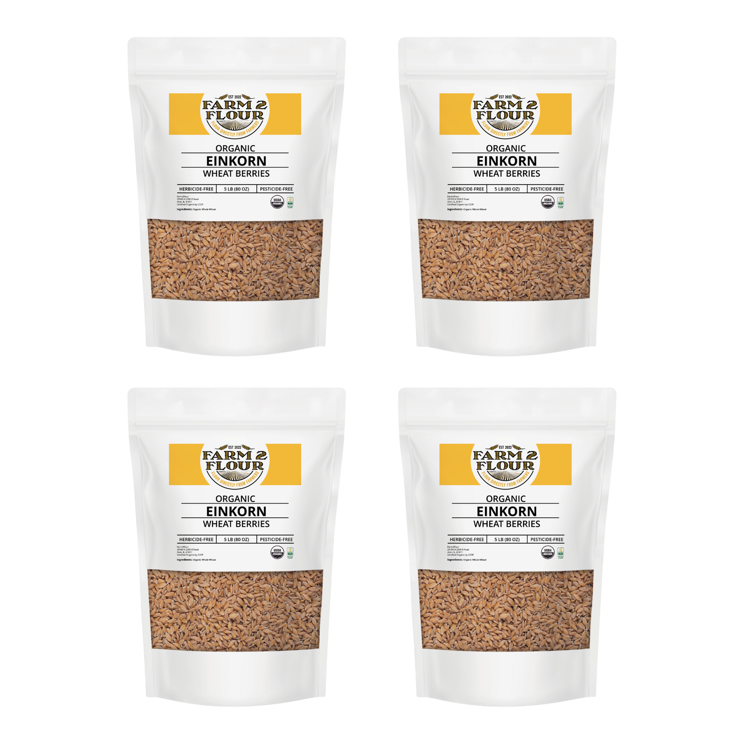 Organic Einkorn Wheat Berries