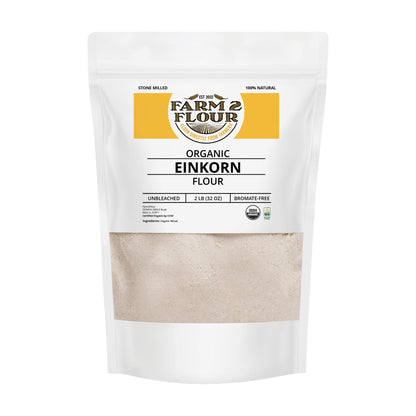 100% Organic Einkorn Flour