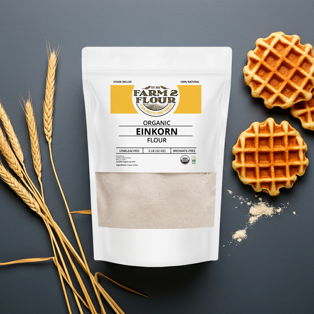 100% Organic Einkorn Flour