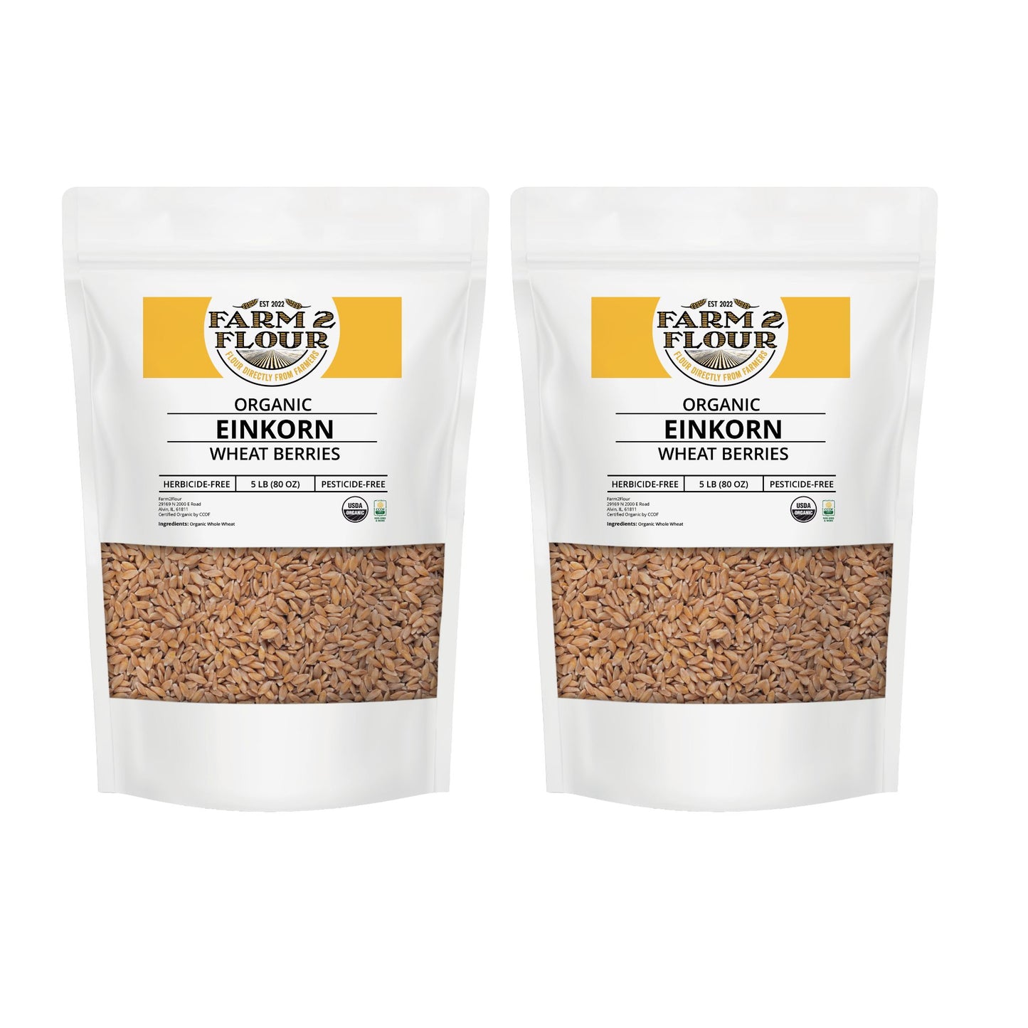 Organic Einkorn Wheat Berries