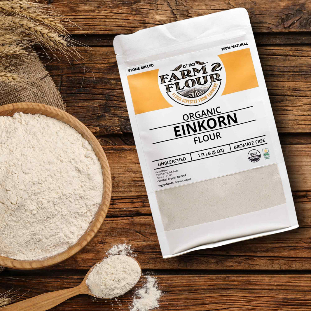 Farm2flour fresh stone milled flour collection