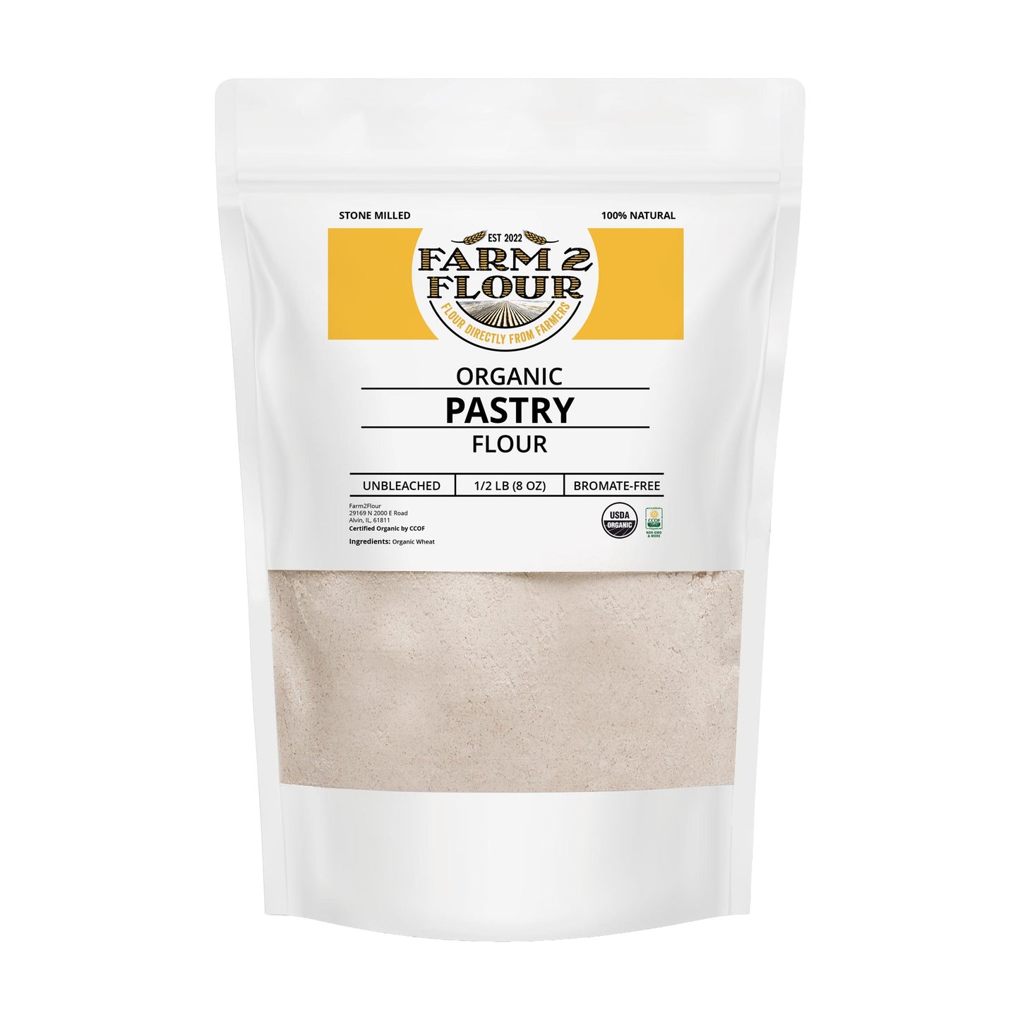 100% Organic Pastry Flour