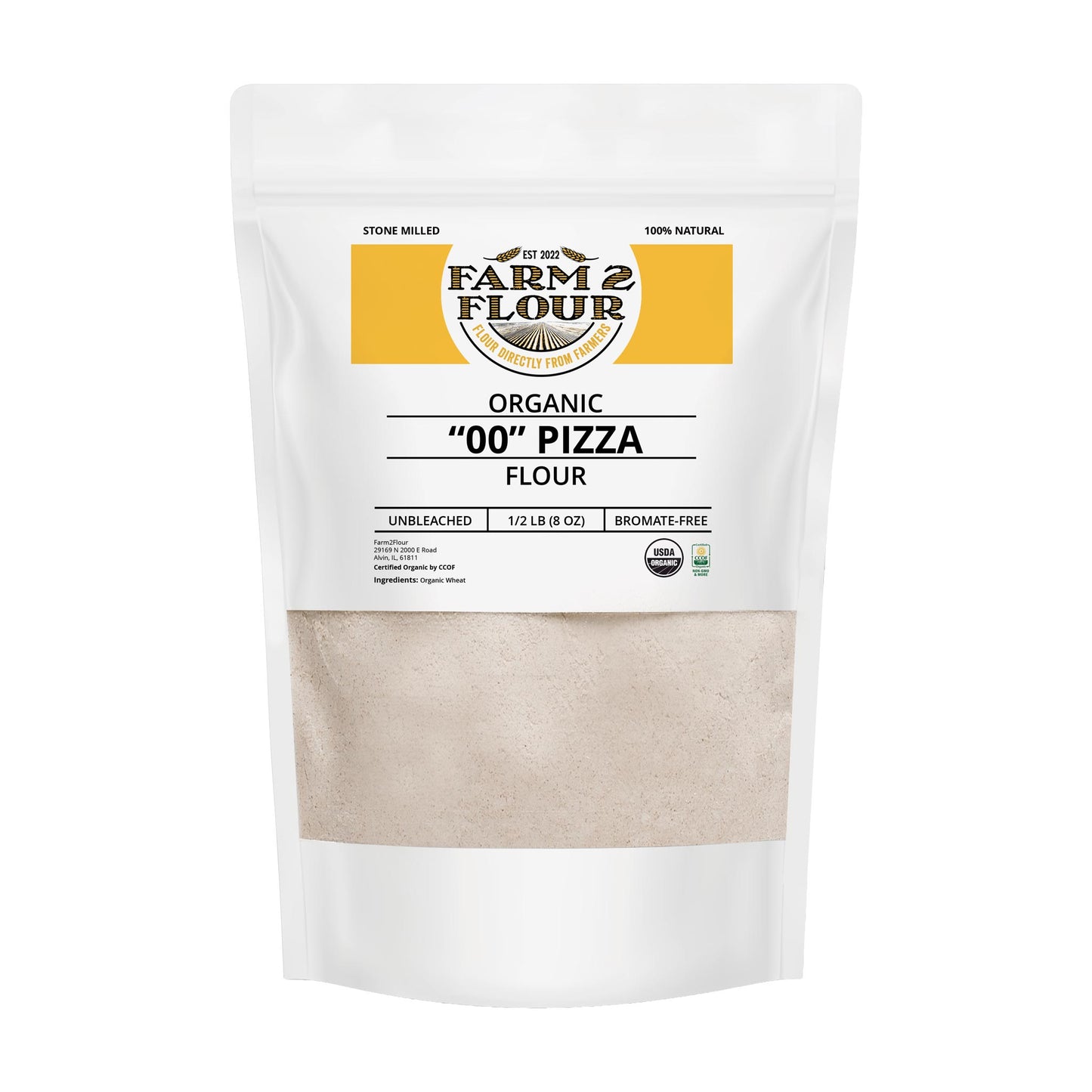 100% Organic "00" Pizza Flour
