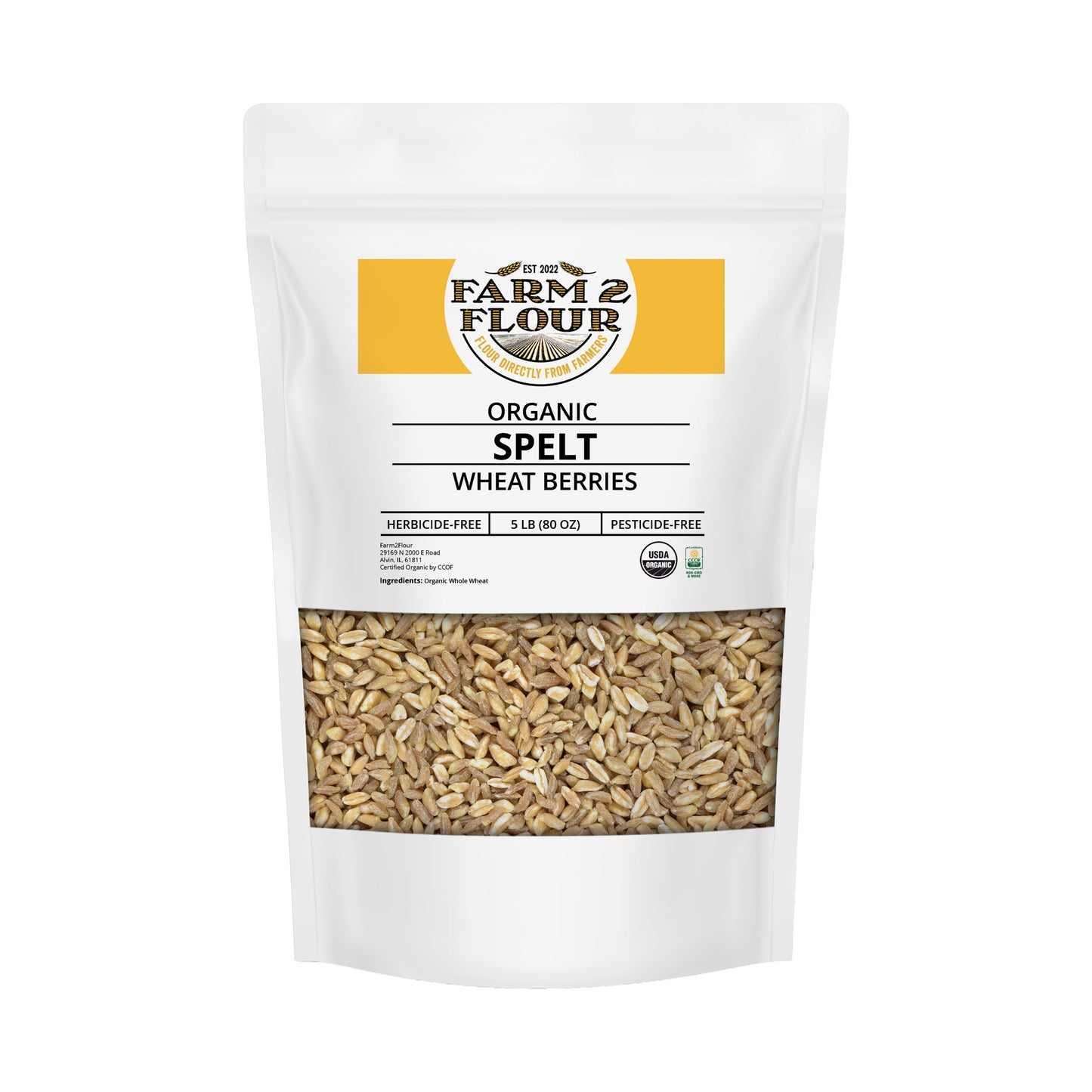 Organic Spelt Wheat Berries